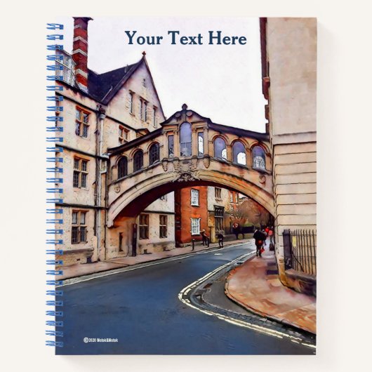 Die Seufzerbrücke - Oxford Notizblock (Vorderseite)