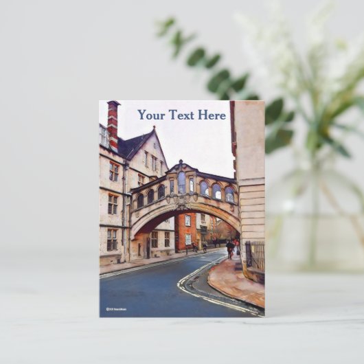 Die Seufzerbrücke - Oxford Postkarte (Stehend Vorderseite)