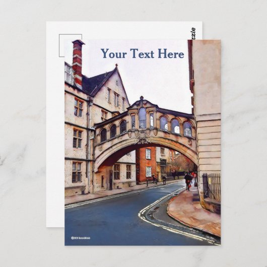 Die Seufzerbrücke - Oxford Postkarte (Vorne/Hinten)