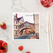 Die Seufzerbrücke - Oxford Serviette (Beispiel)