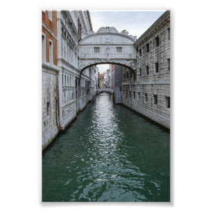 Die Seufzerbrücke Venedig Italien Fotodruck