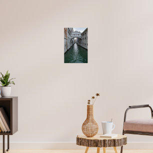 Die Seufzerbrücke Venedig Italien Poster