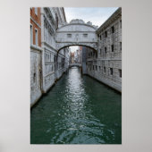 Die Seufzerbrücke Venedig Italien Poster (Vorne)