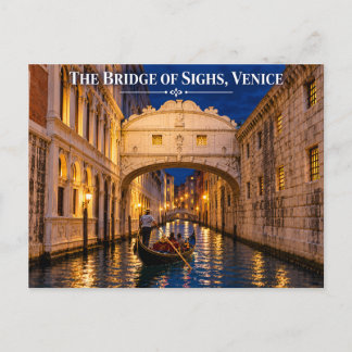 Die Seufzerbrücke Venedig Italien Postkarte