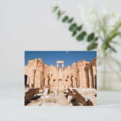 Die Severan Basilica, Leptis Magna, Al Khums 2 Postkarte (Stehend Vorderseite)