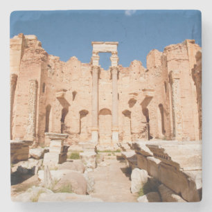 Die Severanische Basilika, Leptis Magna, Al Khums Steinuntersetzer