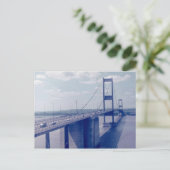Die Severn Bridge aus Aust (1970er) Postkarte (Stehend Vorderseite)