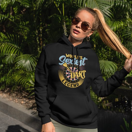 Die sexiest Dart Legend der Welt - Funny Dart Cham Hoodie