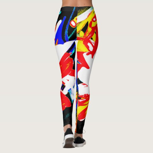 Die sexy Leggings   "städtisches Leben " der (Rückseite)