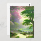 Die Seychellen sind eine Inselgruppe im Postkarte (Vorne/Hinten)