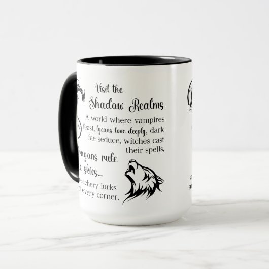 Die Shadow Realms Brenda K Davies-Tasse Tasse (Vorderseite Links)
