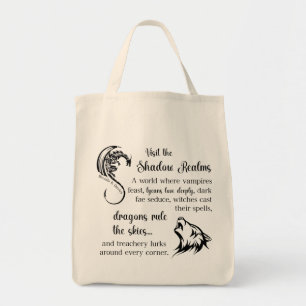 Die Shadow Realms Brenda K Davies Tote Bag Tragetasche