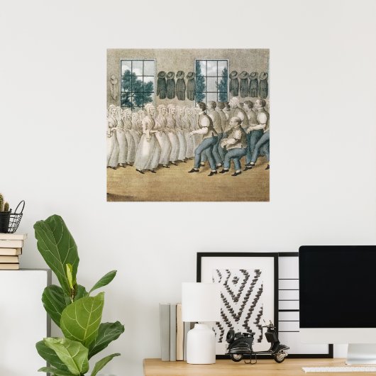 Die Shakers in der Nähe des Libanon Poster (Heimbüro)