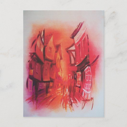 Die Shambles in York Postcard Postkarte (Vorderseite)