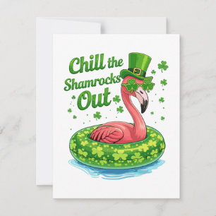 Die Shamrocks auschillen Lustiger St. Patrick’s Ta Mitteilungskarte