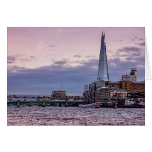 Die Shard im Abend, London, Großbritannien