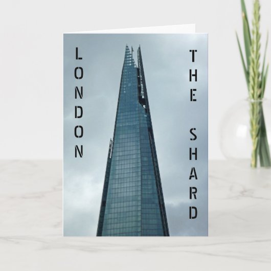 Die Shard, London Karte (Vorderseite)