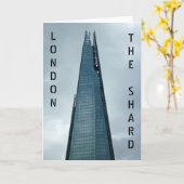 Die Shard, London Karte (Gelbe Blume)