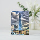 Die Shard und H.M.S Belfast Postkarte (Stehend Vorderseite)