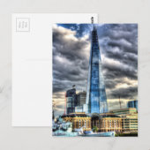 Die Shard und H.M.S Belfast Postkarte (Vorne/Hinten)