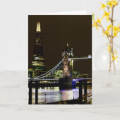 Die Shard- und Tower-Brücke Karte (Gelbe Blume)