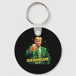 Die Shenanigans ließ Funny Trump St Patrick Schlüsselanhänger