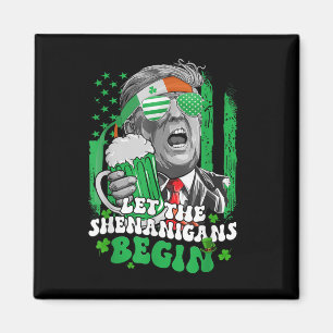 Die Shenanigans ließ Funny Trump St Patricks Magnet