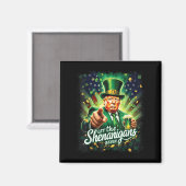 Die Shenanigans ließ Funny Trump St Patricks Magnet (Vorderseite/Rückseite)
