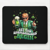 Die Shenanigans ließ Funny Trump St Patrick's Mousepad (Vorne)