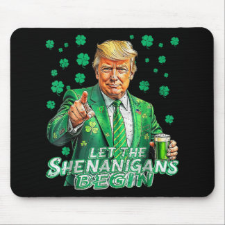 Die Shenanigans ließ Funny Trump St Patricks Mousepad