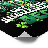 Die Shenanigans ließ Funny Trump St Patricks Poster (Ecke)
