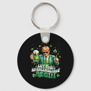 Die Shenanigans ließ Funny Trump St Patricks Schlüsselanhänger