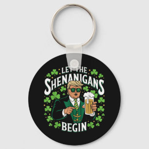Die Shenanigans ließ Funny Trump St Patricks Schlüsselanhänger