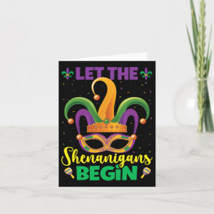 Die Shenanigans ließ Mardi Gras Happy Mardi G Karte