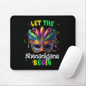 Die Shenanigans ließ Mardi Gras Maske Kinder Männe Mousepad (Mit Mouse)