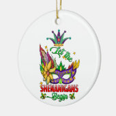 Die Shenanigans ließ Mardi Gras Ornament (Links)