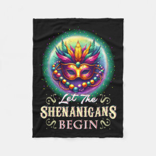 Die Shenanigans ließ Mardi Gras Outfit für Wo Fleecedecke
