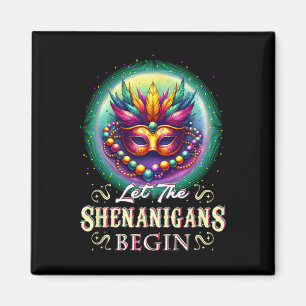 Die Shenanigans ließ Mardi Gras Outfit für Wo Magnet