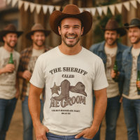 Die Sheriff Groom Niedlich Fun Cowboy Bachelor Par