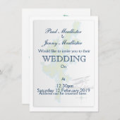 Die Shetland Islands-Karte Einladung (Vorne/Hinten)