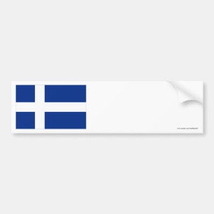 Die Shetlandinseln-Flagge Autoaufkleber