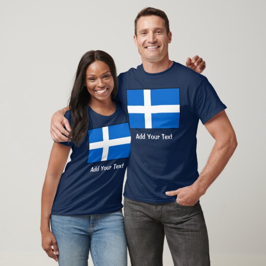 Die Shetlandinseln-Flagge T-Shirt (Unisex)