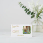 Die Shetlandinseln-Pony-Visitenkarte Visitenkarte (Stehend Vorderseite)