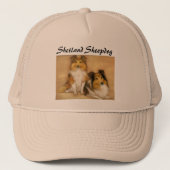 "Die Shetlandinseln-Schäferhund-" Hundekunst-Hut Truckerkappe (Vorderseite)