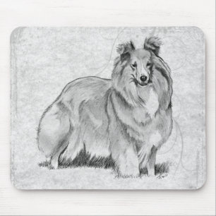 Die Shetlandinseln-Schäferhund Mousepad