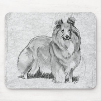 Die Shetlandinseln-Schäferhund Mousepad