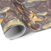 Die Shetlandinseln-Schäferhund Sheltie Geschenkpapier (Rolleneckpunkt)