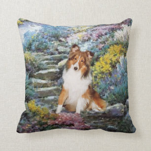 Die Shetlandinseln-Schäferhund Sheltie Kissen