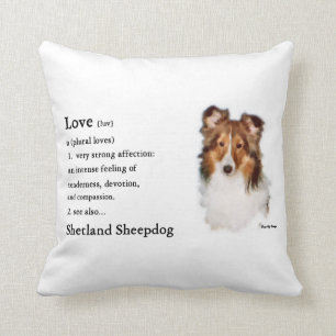 Die Shetlandinseln-Schäferhund Sheltie Kissen