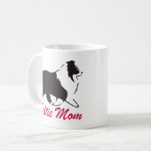 Die Shetlandinseln-Schäferhund Sheltie Mama Kaffeetasse (Vorderseite Links)